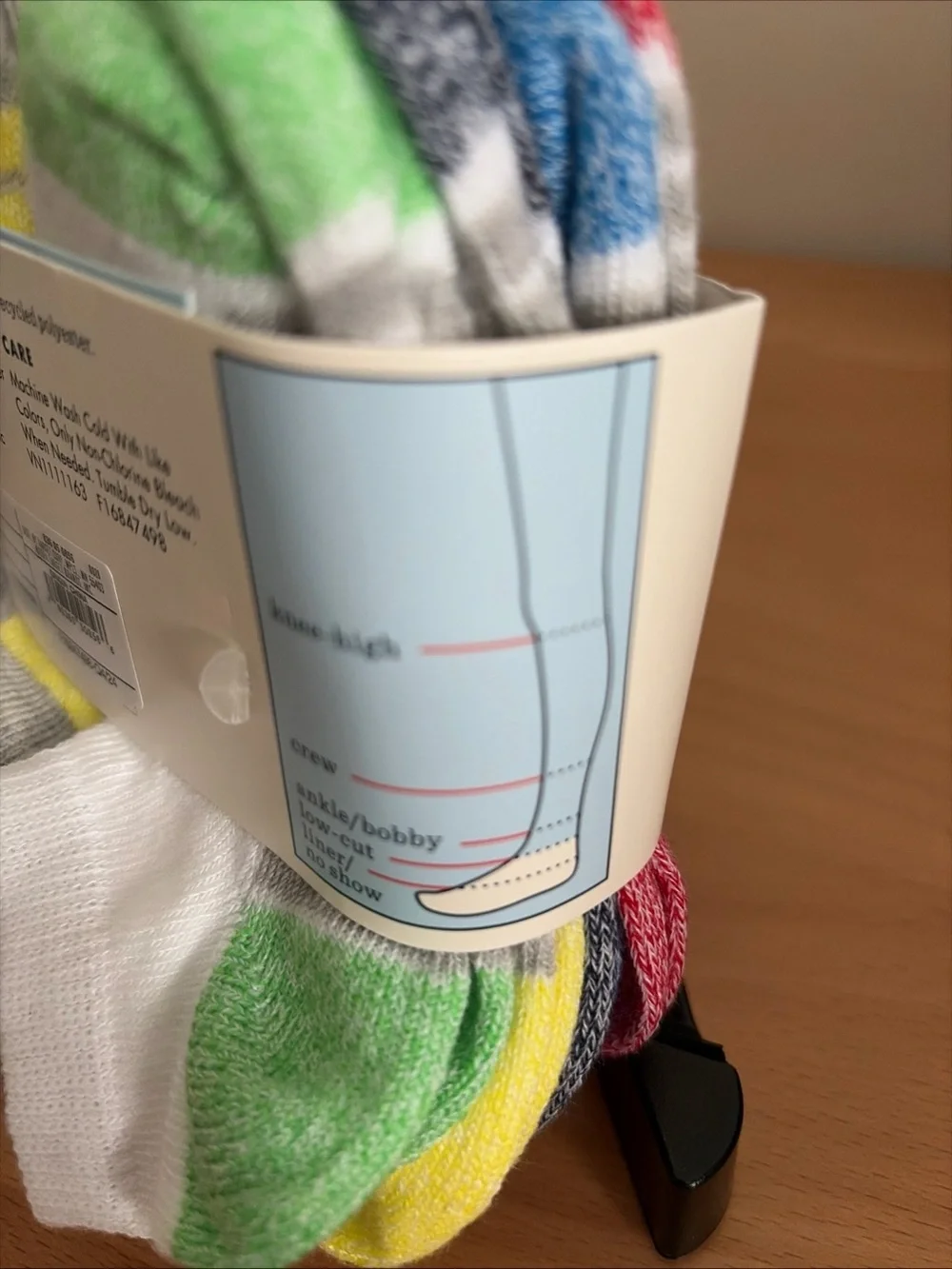 Cat & Jack Low-Cut Kids Socks – Gray, White, Red, Blue